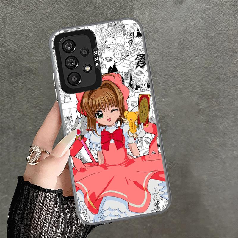 CardCaptor Sakura Anime Soft Phone Case for Samsung A17 A16 A15 A14 A13 A57 A56 A55 A54 A53 A37 A36 A35 A34 A33 A26 A25 A24 A23