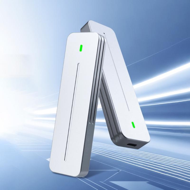 Portable M.2 External Enclosure Box 10Gbps Transfer Speed Aluminum Housing Wide Compatibility Case