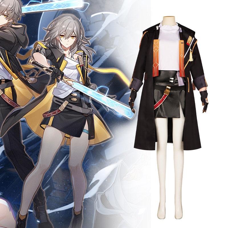 Rail Star Honkai Trailblazer Cosplay Costume Set Role Playing Party Fans Gift