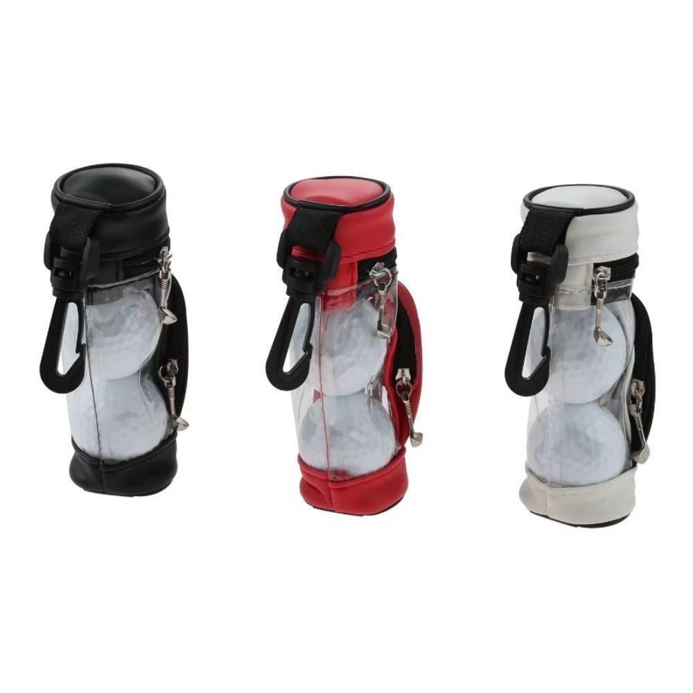 Portable Golf Ball Storage Bag Can Hold 3 Balls Golf Waist Pouch Durable Golf Ball Waist Pack  Gift