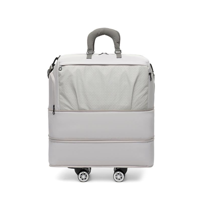 Women's Large Capacity Wheeled Travel Bag - Lightweight, Foldable, Universal Wheels