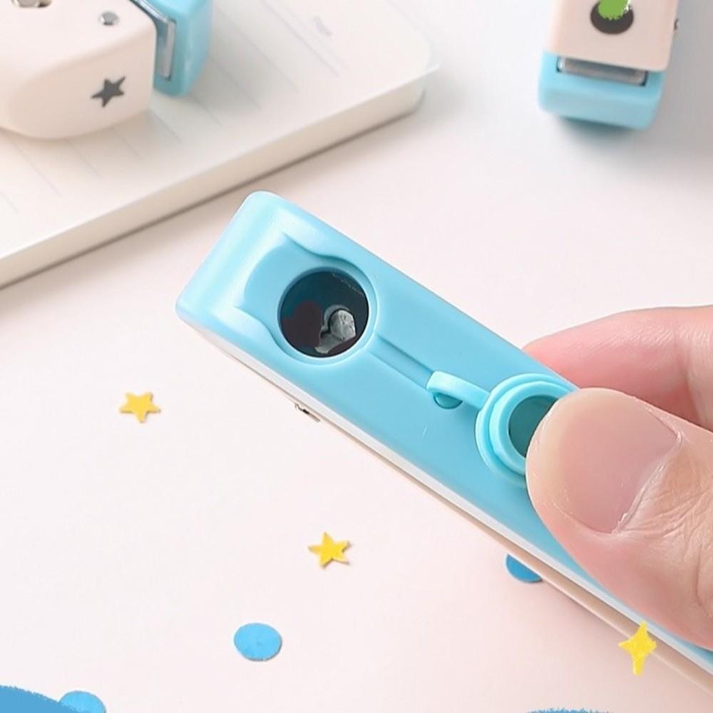 Aesthetic Page Punch Embosser Labor-Saving Punching Machine Handheld Punch  Scrapbook Making