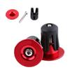 2pcs Colorful Aluminum Bike Bicycle Handlebars Bar Grips End Plugs Caps Bike Accessory