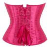 Halloween Court Corset Satin Bustier Push Up Shapewear