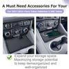Front Center Console Hidden Compartment Cover For 2025-2025 Chevy Tahoe/Suburban & GMC Yukon Interior Storage Tray Accessories