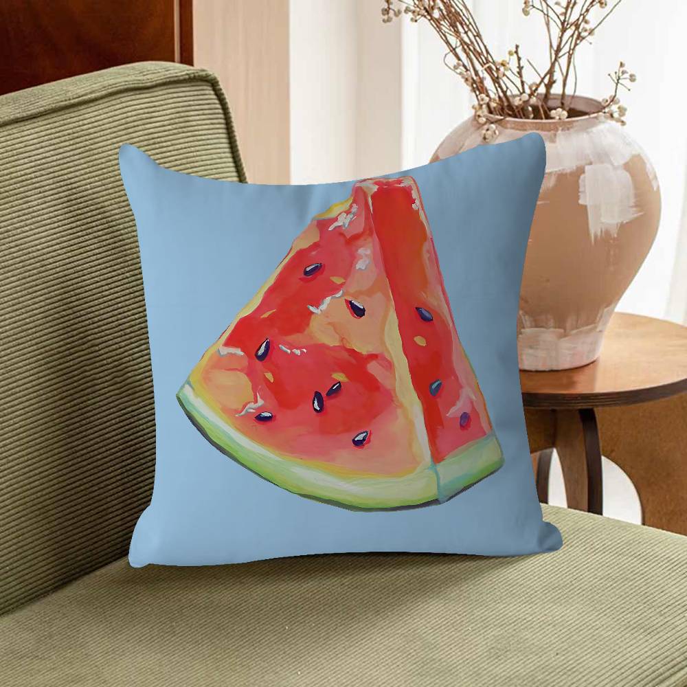 Fruit Pattern Cartoon Pillowcase Toon Gift Cushion Cover Bedroom Home Sofa Chair Seat Decor Pillow Case