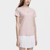 FILA Valentines Day American Series Letter Embroidery Print Casual Sports Round Neck Short Sleeve T-Shirt Women Tops Pink F11W329117FLP