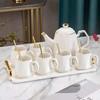 Handton Ceramic Teapot and Teacup Set