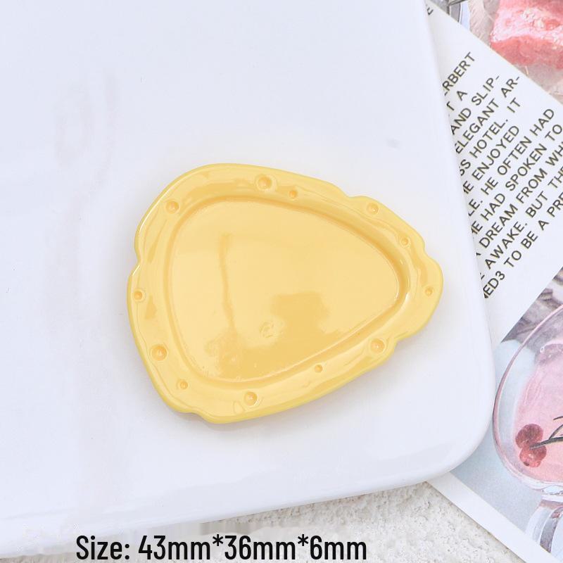 

Аксессуары для смол: Крем-клей ручной работы, шпилька для волос, самодельные украшения, пряжка для обуви и треугольная тарелка для сыра