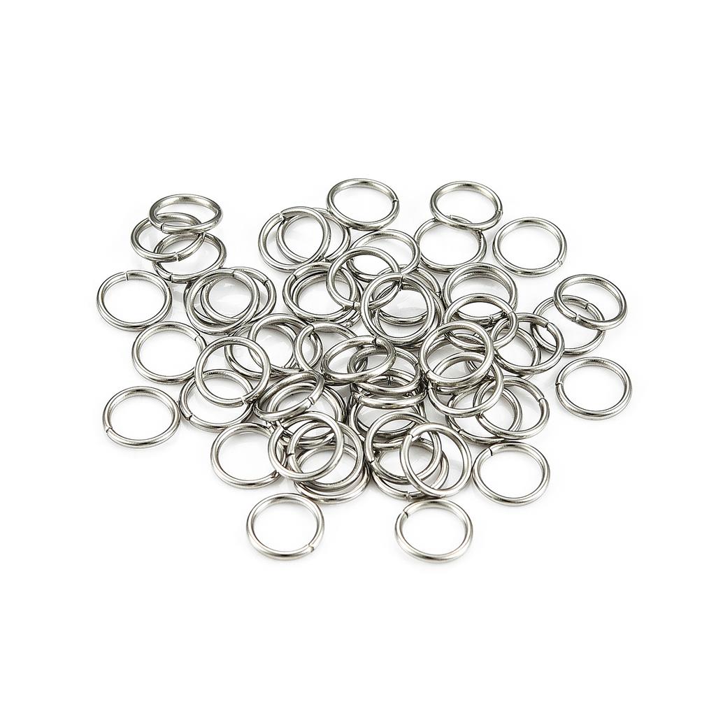 200pcs/Lot Stainless Steel Jump Rings Connectors Links Hooks for DIY Jewelry Findings Making Charms Dangle Accessories