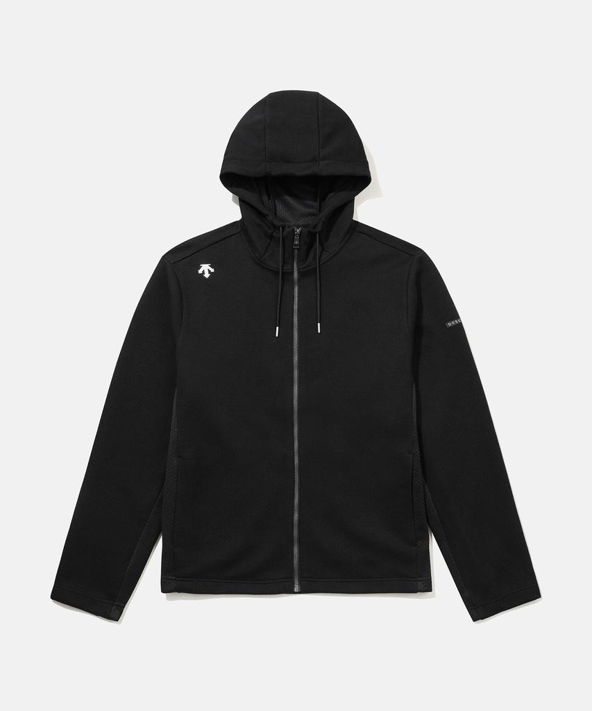 Descente Engineered Hooded Zip-Up Jacket Black Sr121Uft13