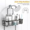 Shower Caddy Hanging Bathroom Organizer: Rustproof Shelf for Inside Shower - No Drilling Racks Over Showerhead - Bath Shelves for Shampoo Soap