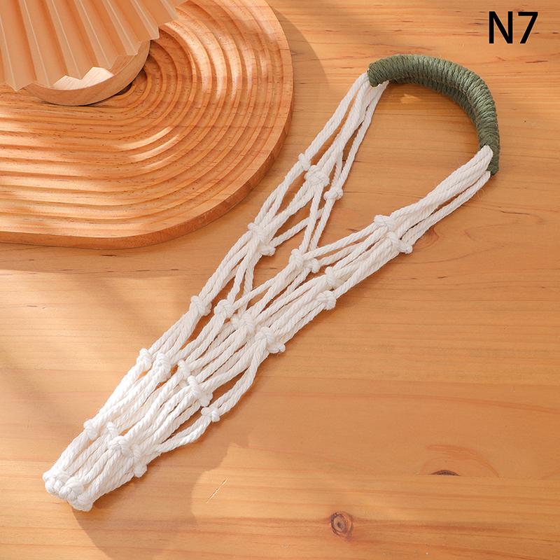 M-Portable Coffee Cup Bag Hollow Out Bottle Bag Practical Mugs Bag Foldable Water Bottle Bags Woven Net Bag Cup Cover