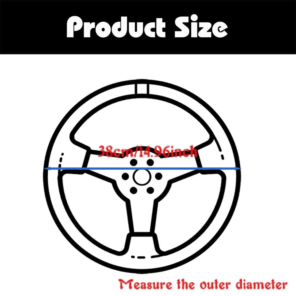 Winter Warm Soft Fluffy Plush Car Steering Wheel Cover Cute Non-Slip Elastic Protector Grip for Comfortable Driving Experience