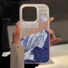 Snow Mountain Landscape Painting Matte Case for iPhone17 12 13 11 14 15 16Pro Max Xs XR 7 8 Plus Soft Silicone Translucent Cover