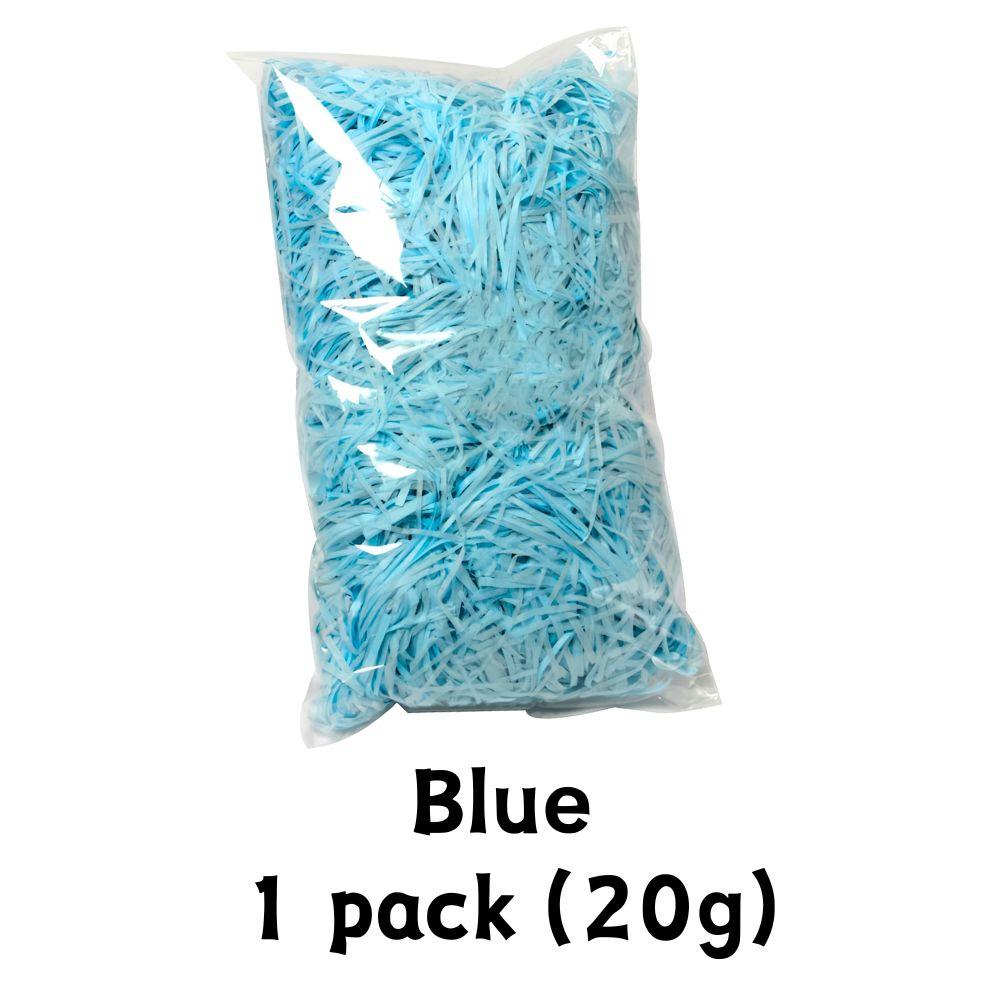 

20g Raffia Grass Shredded Paper, Pink/Green/Blue Basket Filler, Gift Box Packing Material, for Birthday Party Decoration YMY