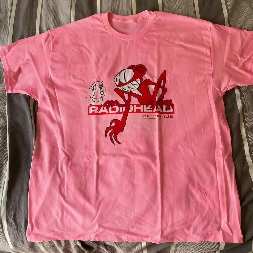 Radiohead band, The Bend album band pattern reproduction, men's and women's parent-child style children's tops