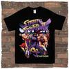 Classic Action Game Arcade Short Sleeve Printed Cotton T-Shirt Vintage High Street Top Casual Loose Streetwear Unisex