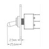 3-pin DC12V Momentary Button Switch On/Off/ON Tilt Trim Switches  RV Carava