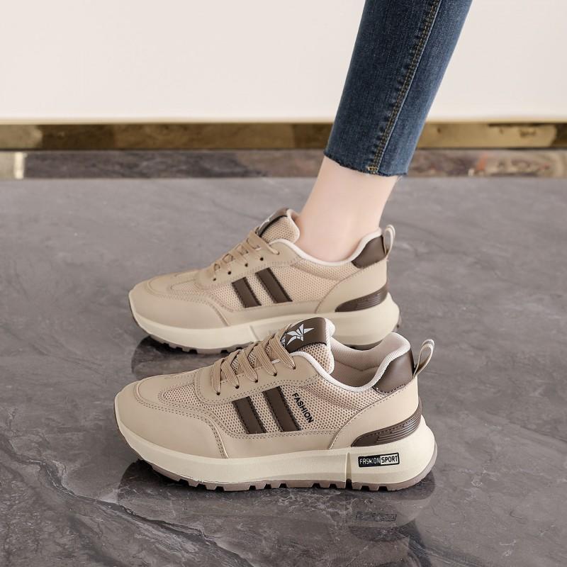 

Mesh Sneaker Women s Anti-slip Spring Popular All-matching Light Soft-sole Casual Running Shoes 36