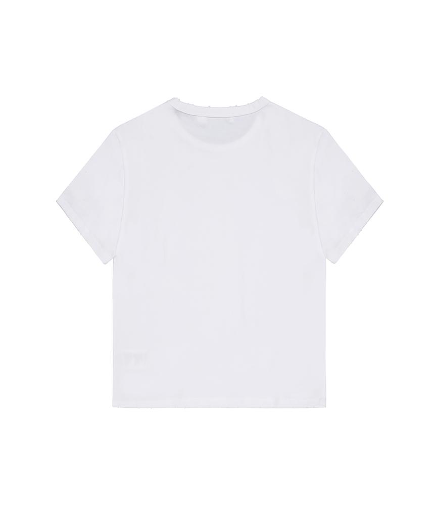 ROCKCAKE Semperna Hotfix Crop Top - White
