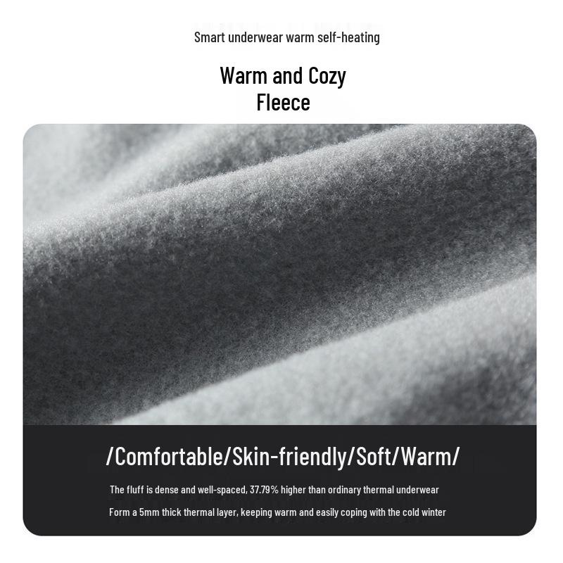 Pantalones de Capa Base de Otoño para Hombre Talla Grande con Forro Polar - Gruesos, Cálidos y Elegantes