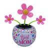 Solar Powered Dancing Flower Sunflower Swinging Butterfly Flip Flap Animated Bobbleheads Dancer Toy Desk Dashboard Car Decor