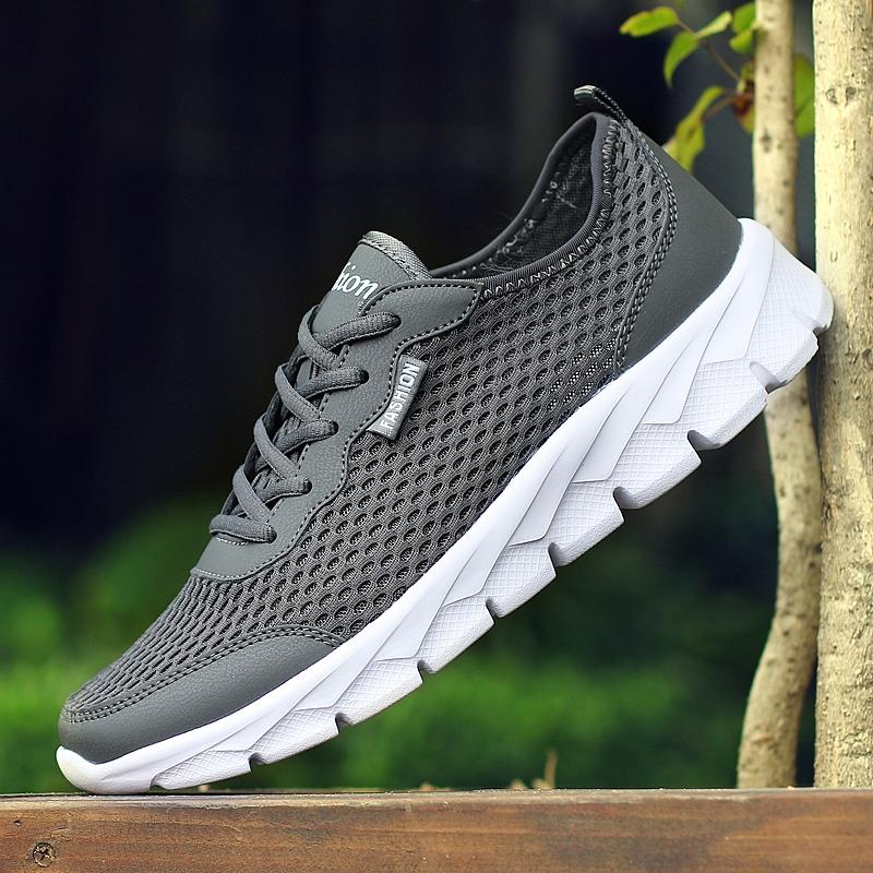 Summer Large Size Mesh Sneakers Casual and Light Running Mesh Shoes Thin Breathable