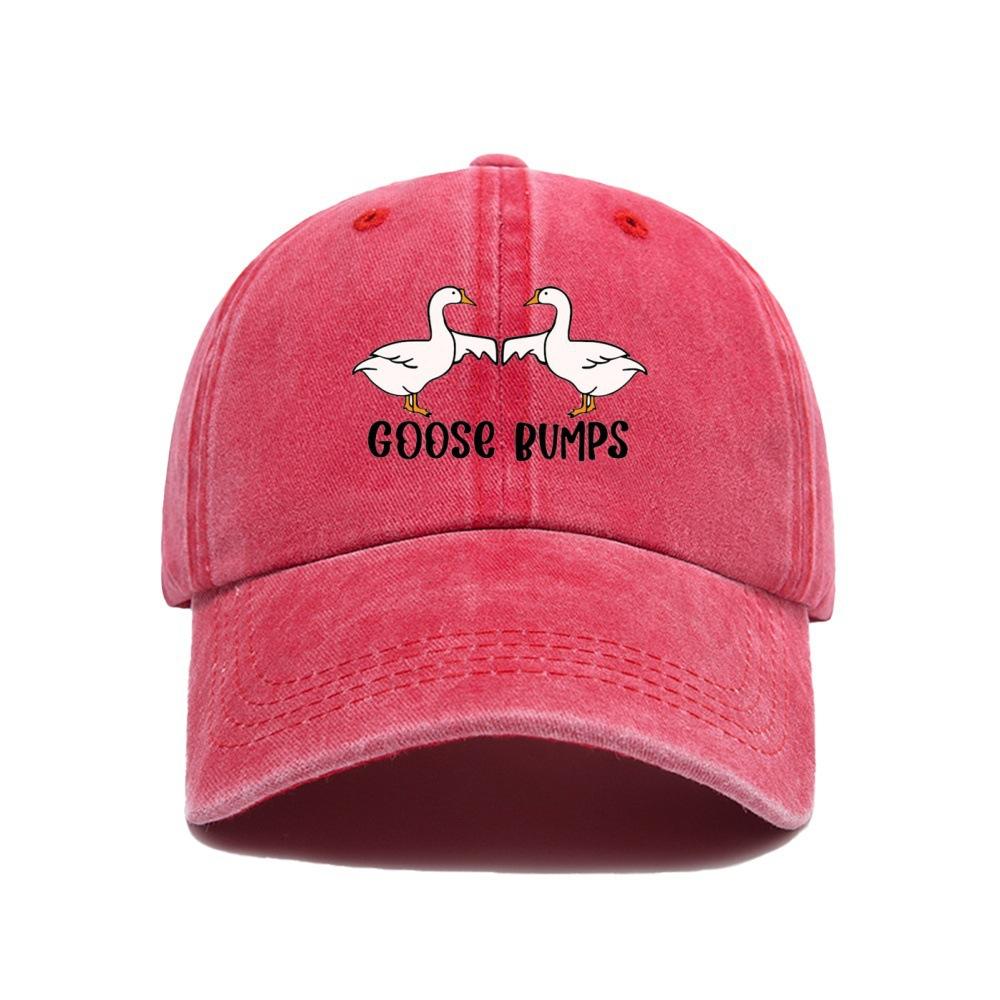 New hot-selling printed washed retro printed baseball cap dad hat dad hat duck tongue