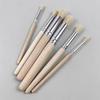 Bristle Hair Wooden Handle Stencil Paint Brushes Professional Painting Brush  Students Stationery