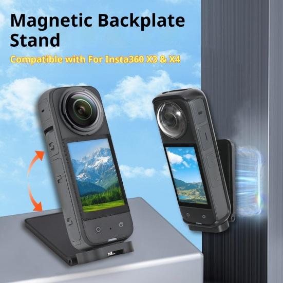 Magnetic Action Camera Mount Stand for Insta360 X3 X4 X5 Adjustable Sports Camera Magnet