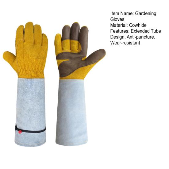 Lange Gartenschutzhandschuhe Arbeitsschutzhandschuhe Stichfeste Verlängerte Handschuhe Schützt die Handgelenke