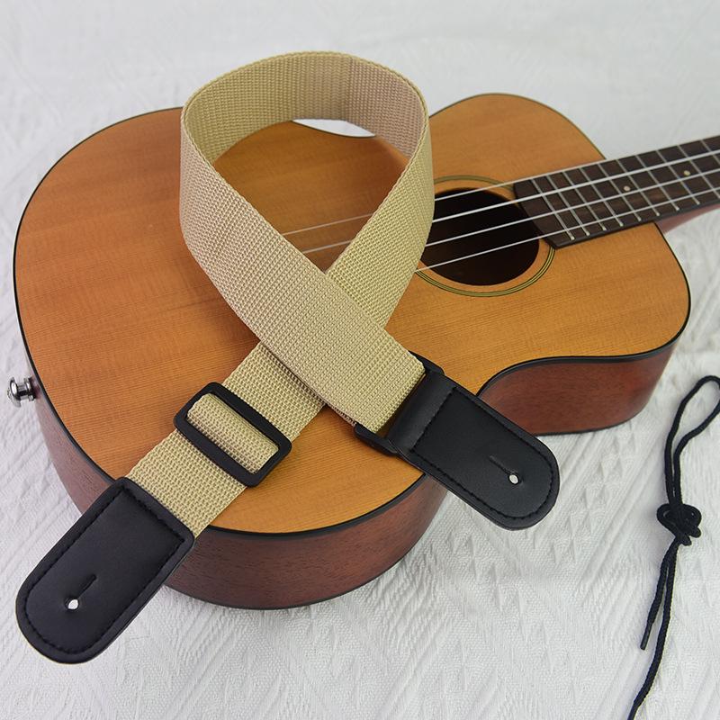 Adjustable Children's Woven Linen Ukulele Strap