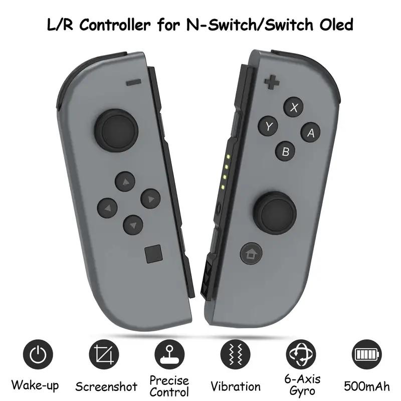 Wireless Controller For Nintendo Switch NS/OLED/LITE Gamepad Joystick Dual Vibration Turbo Remote Control 6 Axis Gyro L/R Joypad