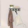 Wall Mounted Nightstand Concrete Grey 40 x 10.5 x 10.5 cm