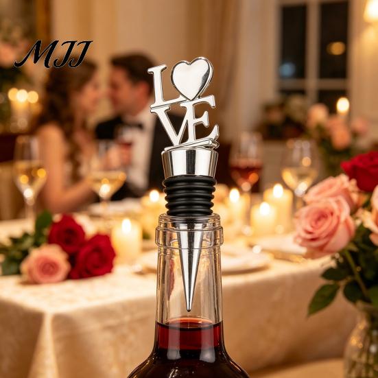 Wine Preservation Tool Decorative Bottle Stoppers, Reusable Alloy Corks, Secure Seal Creative Shape Stopper for Red In Kitchen Bar & Party Supplies