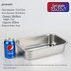 Wuhe 304 Stainless Steel Rectangular Food Pan