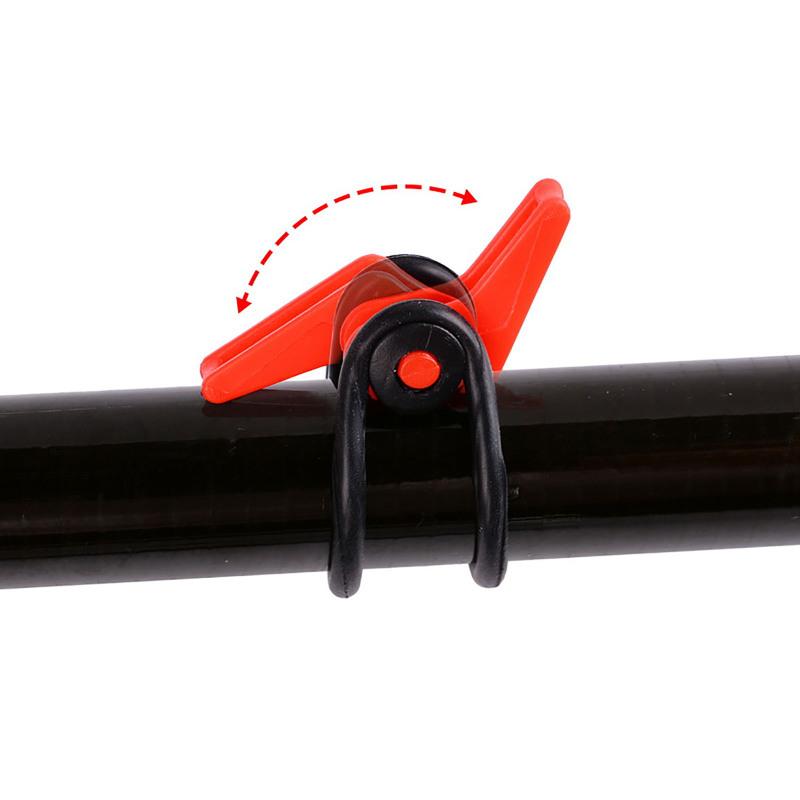10pcs Lure Fishing Hook Keeper Holders With Rubber Bands Portable Lightweight Fishing Rod Tool