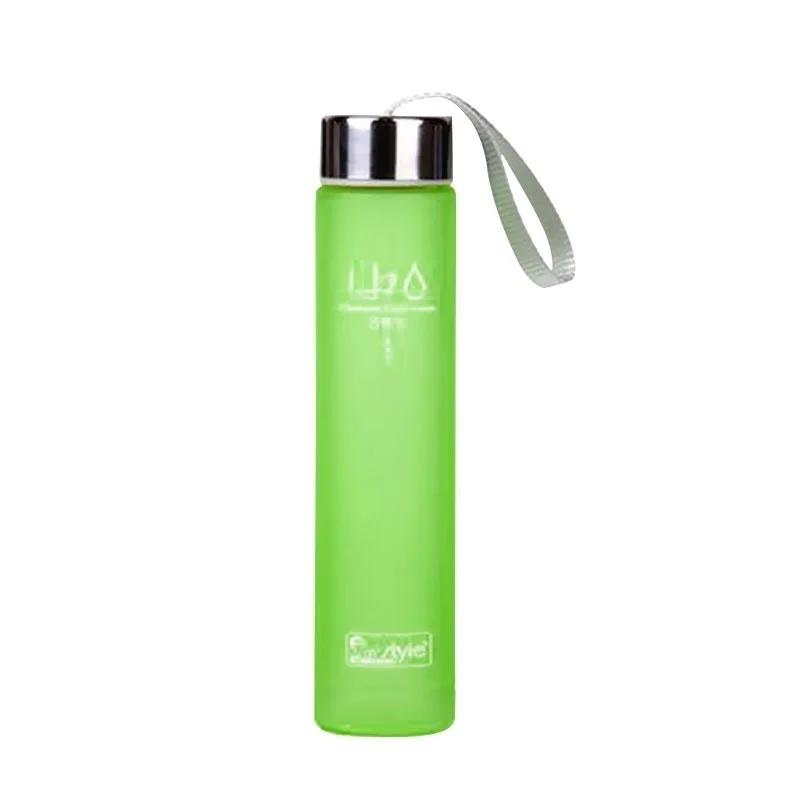 280ML Transparent Water Bottle Portable Summer Outdoor Sports Bike Unbreakable Plastic Water Bottle