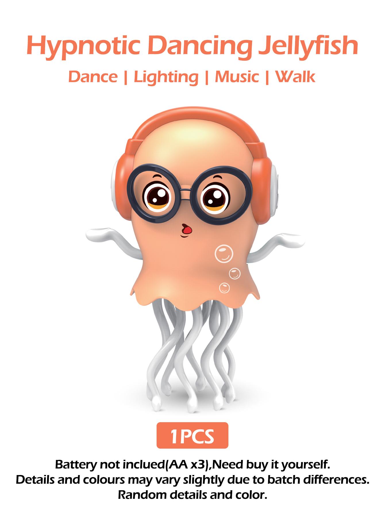 

Children Fun Play Dancing Jellyfish Music Playthings Electric Soothing Luminous Night Lights Playthings Boys and Girls Birthday Christmas Gifts