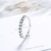 2022 Fashion Luxury 925 Sterling Silver Ring Zircon Wedding Jewelry Rings Engagement For Women Jz161