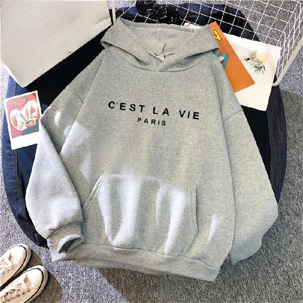 Damen Hoodie Locker All Match Oberteile Langarm Einfache Hoodies Harajuku Sweatshirts Lässige Streetwear