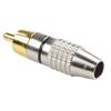 20Pcs Home Audio Video Male Plugs Gold Plated Soldering Adapter Connector