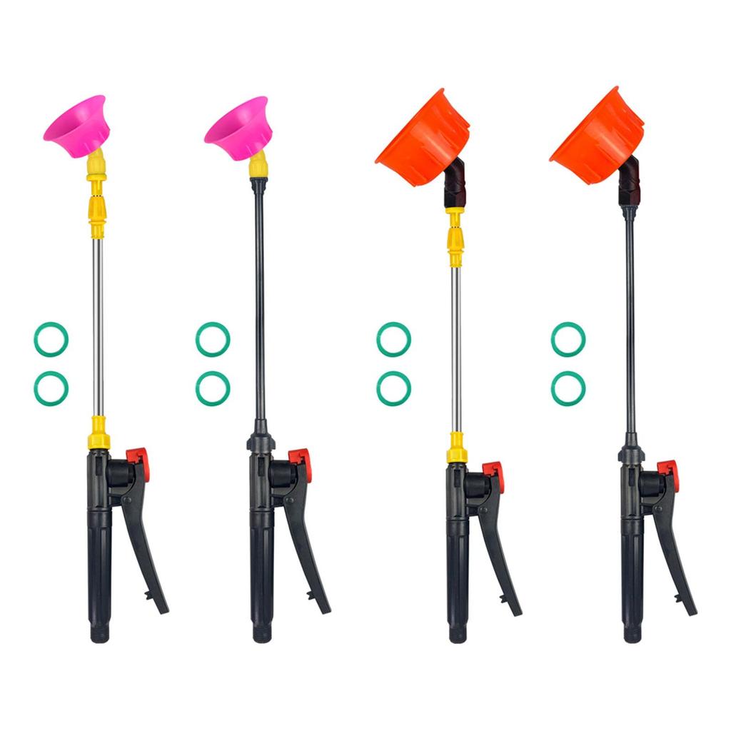 Retractable Sprayer Rod Long Telescopic Tube Adjustable Garden Spray Accessories Watering Wand Nozzle and Handle for Outdoor