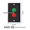 Pulsante di controllo impermeabile per KA0-5M, interruttore per trapano a colonna KA0-5H e pulsante per macchine utensili KA0-10KH di KAO.
