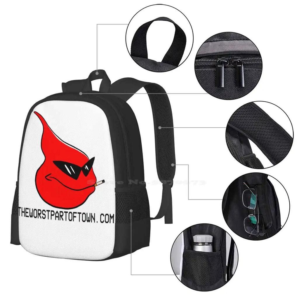 Hot Hot Hot Hot Sale Schoolbag Backpack Fashion Bags Hot Sauce Theworstpartoftown Twpot The Worst Part Of Town Twitch