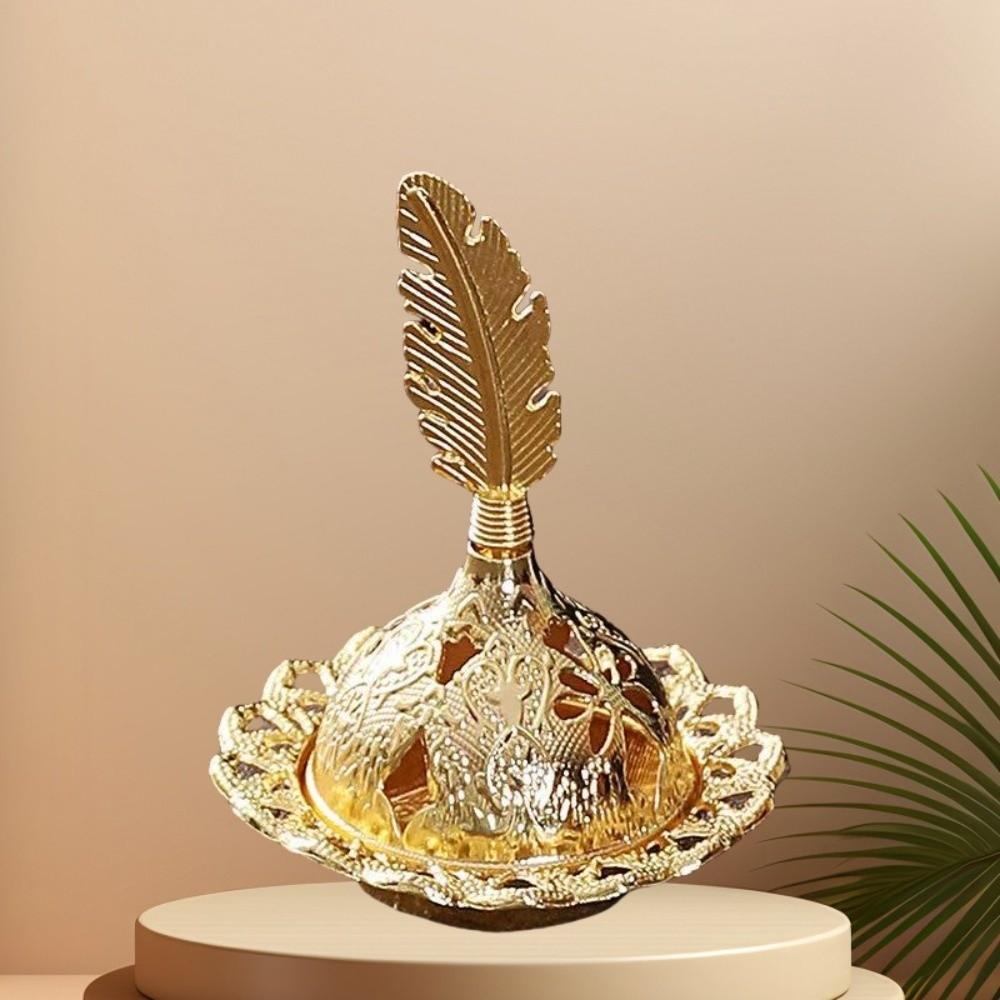 Retro Metal Incense Burner Gold Aromatherapy Burner Creative Incense Stick Burner  Living Room