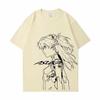 EVA Anime Short-sleeved Unit-01 Asuka T-shirt 2026 Summer New Cotton Mecha Top for Men's and Women's High-quality Streetwear
