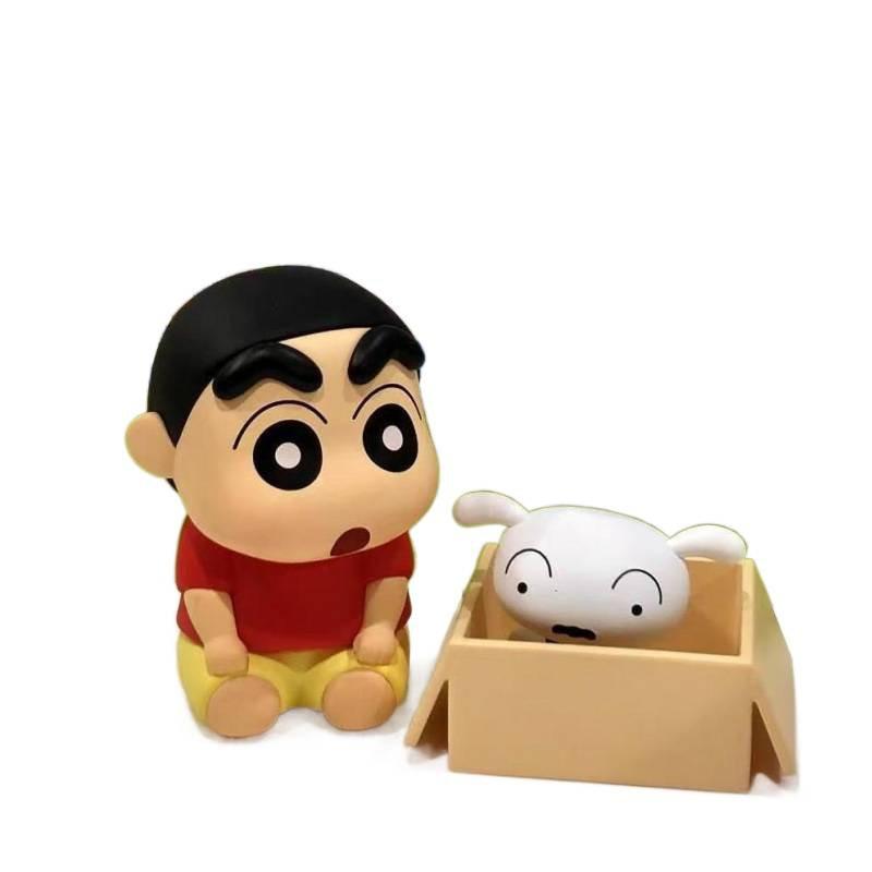 Crayon Shin-chan: Shiro's Life Blind Box Figurine - Trendy Toy Doll & Desktop Ornament Gift