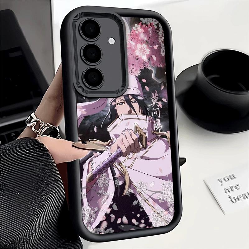 Phone Case for Samsung Galaxy A17 A16 A15 A14 A13 Bleach Kuchiki Byakuya A56 A36 A26 A55 A35 A25 A54 A34 A24 A53 A33 A23 A07 A06